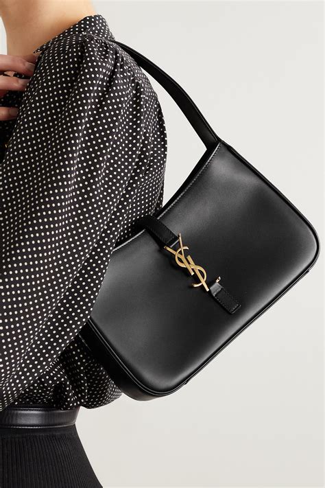 all black ysl purse|ysl shoulder bag black.